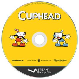 Cartridge artwork for Cuphead on the Microsoft Windows.