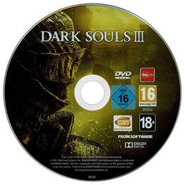 Cartridge artwork for Dark Souls 3 on the Microsoft Windows.