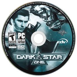 Cartridge artwork for Darkstar One on the Microsoft Windows.