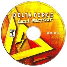Cartridge artwork for Delta Force - Land Warrior on the Microsoft Windows.