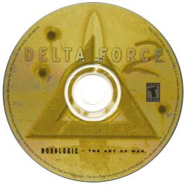 Cartridge artwork for Delta Force 2 on the Microsoft Windows.