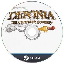 Cartridge artwork for Deponia - The Complete Journey on the Microsoft Windows.