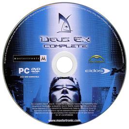 Cartridge artwork for Deus Ex - Complete on the Microsoft Windows.