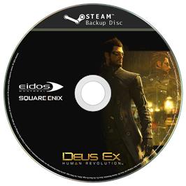 Cartridge artwork for Deus Ex - Human Revolution (Benelux Edition) on the Microsoft Windows.
