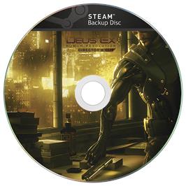 Cartridge artwork for Deus Ex - Human Revolution - Director's Cut on the Microsoft Windows.