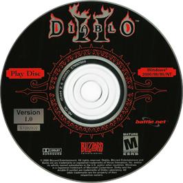 Cartridge artwork for Diablo 2 (Collector's Edition) on the Microsoft Windows.