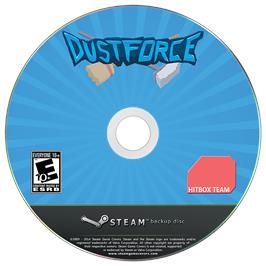 Cartridge artwork for Dustforce (Collector's Edition) on the Microsoft Windows.