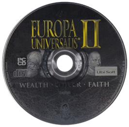 Cartridge artwork for Europa Universalis 2 on the Microsoft Windows.