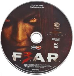 Cartridge artwork for F.3.A.R. on the Microsoft Windows.