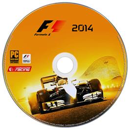 Cartridge artwork for F1 2014 on the Microsoft Windows.
