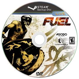 Cartridge artwork for FUEL on the Microsoft Windows.