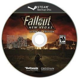 Cartridge artwork for Fallout - New Vegas on the Microsoft Windows.