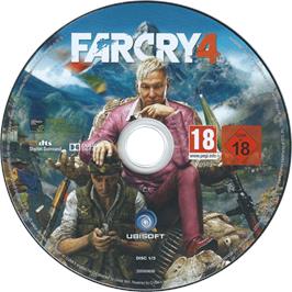 Cartridge artwork for Far Cry 4 on the Microsoft Windows.