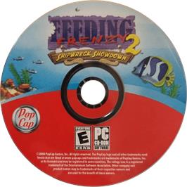 Cartridge artwork for Feeding Frenzy 2 - Shipwreck Showdown on the Microsoft Windows.