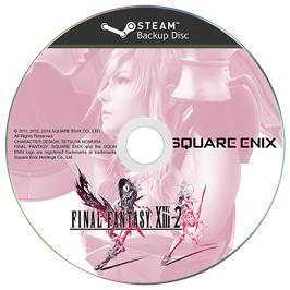 Cartridge artwork for Final Fantasy 13-2 on the Microsoft Windows.