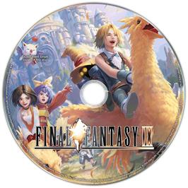 Cartridge artwork for Final Fantasy 9 on the Microsoft Windows.