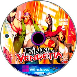 Cartridge artwork for Final Vendetta on the Microsoft Windows.