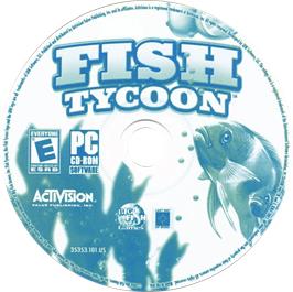 Cartridge artwork for Fish Tycoon on the Microsoft Windows.
