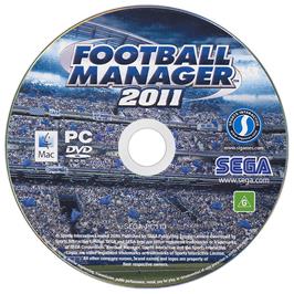 Cartridge artwork for Football Manager 2011 (Kollekcionnoe izdanie) on the Microsoft Windows.
