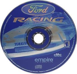 Cartridge artwork for Ford Racing on the Microsoft Windows.