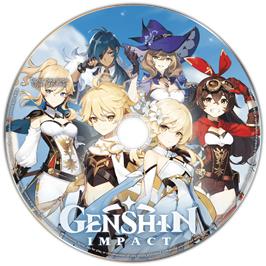 Cartridge artwork for Genshin Impact on the Microsoft Windows.