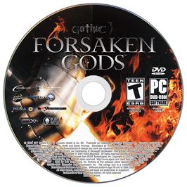 Cartridge artwork for Gothic 3 - Forsaken Gods on the Microsoft Windows.
