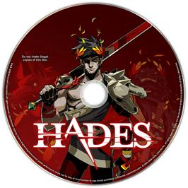 Cartridge artwork for Hades on the Microsoft Windows.