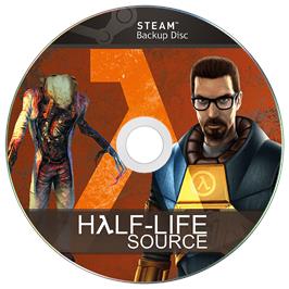Cartridge artwork for Half-Life - Source on the Microsoft Windows.
