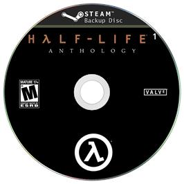 Cartridge artwork for Half-Life 1 - Anthology on the Microsoft Windows.