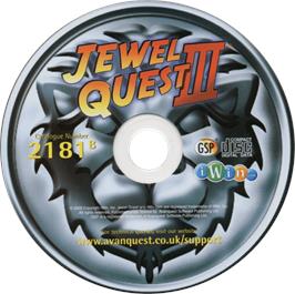 Cartridge artwork for Jewel Quest III on the Microsoft Windows.
