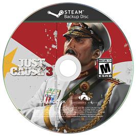 Cartridge artwork for Just Cause 3 (Collector's Edition) on the Microsoft Windows.