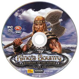Cartridge artwork for King's Bounty - Warriors of the North on the Microsoft Windows.