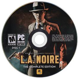 Cartridge artwork for L.A. Noire - The Complete Edition on the Microsoft Windows.