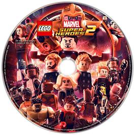 Cartridge artwork for LEGO Marvel Super Heroes 2 (Deluxe Edition) on the Microsoft Windows.