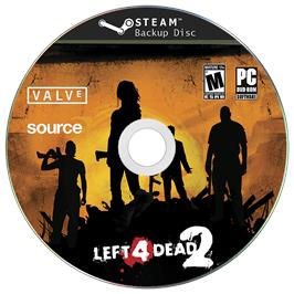 Cartridge artwork for Left 4 Dead 2 on the Microsoft Windows.