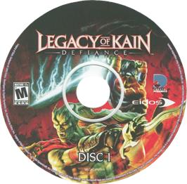 Cartridge artwork for Legacy of Kain - Defiance (Special Edition) on the Microsoft Windows.