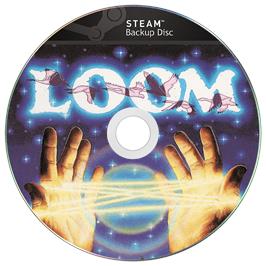 Cartridge artwork for Loom on the Microsoft Windows.