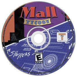 Cartridge artwork for Mall Tycoon on the Microsoft Windows.