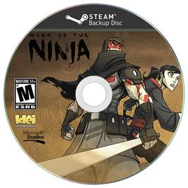 Cartridge artwork for Mark of the Ninja on the Microsoft Windows.