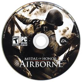 Cartridge artwork for Medal of Honor - Airborne on the Microsoft Windows.