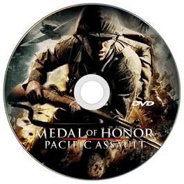 Cartridge artwork for Medal of Honor - Pacific Assault (Director's Edition DVD) on the Microsoft Windows.
