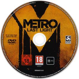 Cartridge artwork for Metro - Last Light on the Microsoft Windows.