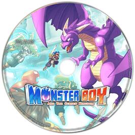 Cartridge artwork for Monster Boy and the Cursed Kingdom on the Microsoft Windows.