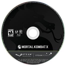 Cartridge artwork for Mortal Kombat X on the Microsoft Windows.
