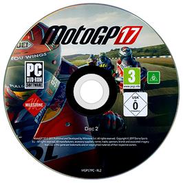 Cartridge artwork for MotoGP 17 on the Microsoft Windows.