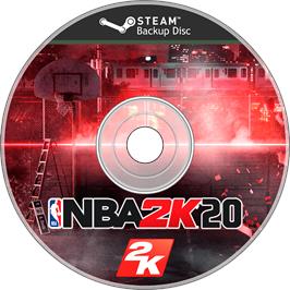 Cartridge artwork for NBA 2K20 on the Microsoft Windows.