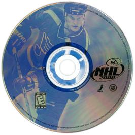 Cartridge artwork for NHL 2000 on the Microsoft Windows.