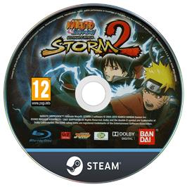 Cartridge artwork for Naruto Shippuden - Ultimate Ninja Storm 2 on the Microsoft Windows.