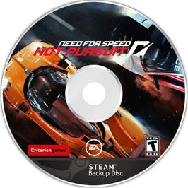 Cartridge artwork for Need For Speed - Hot Pursuit on the Microsoft Windows.