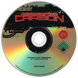 Cartridge artwork for Need For Speed Carbon on the Microsoft Windows.